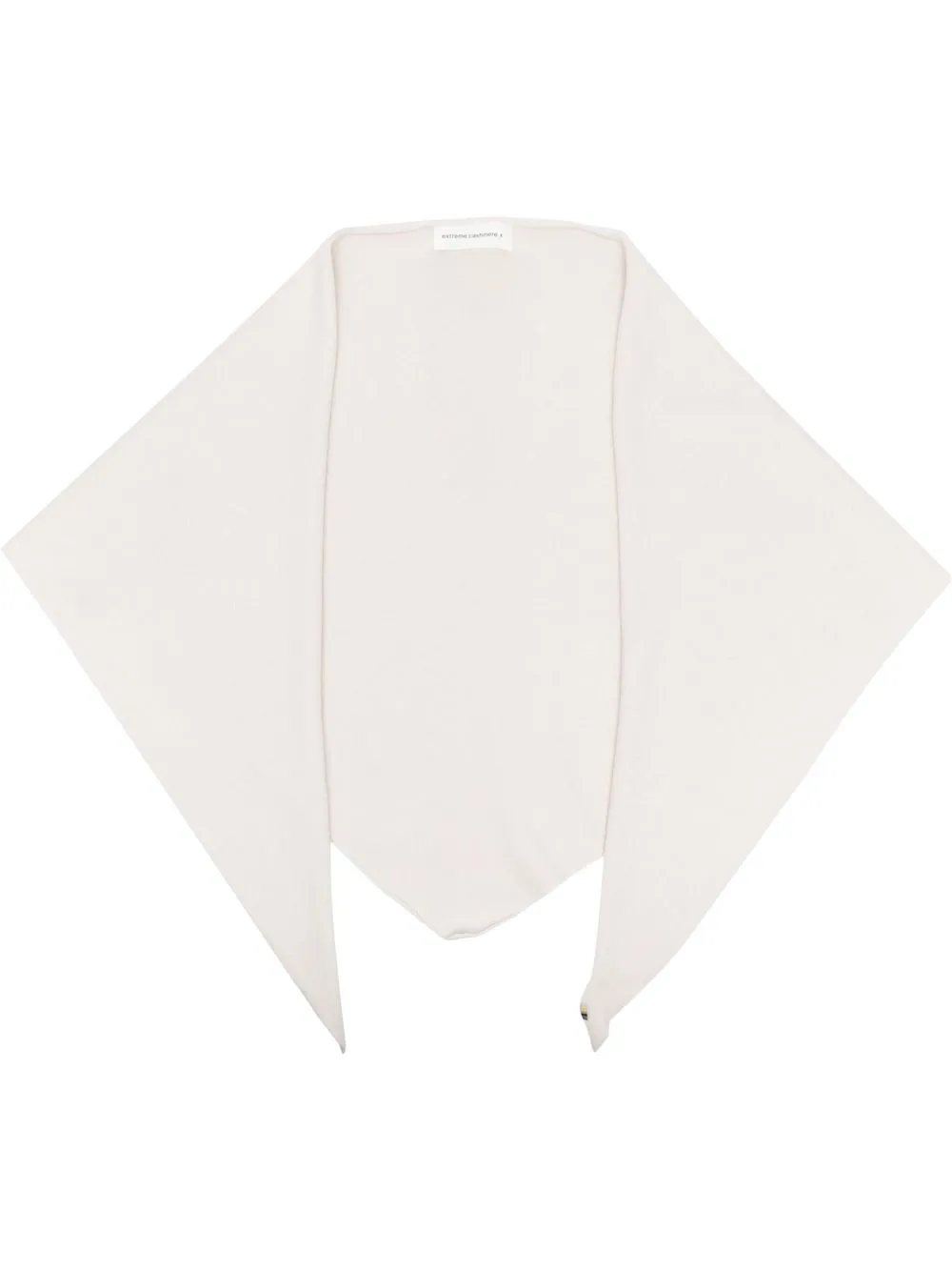 

extreme cashmere cape-style scarf - Neutrals