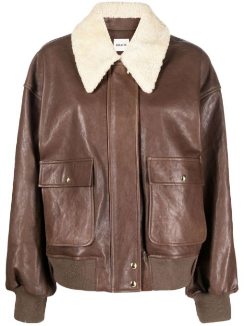 KHAITE The Shellar lambskin jacket