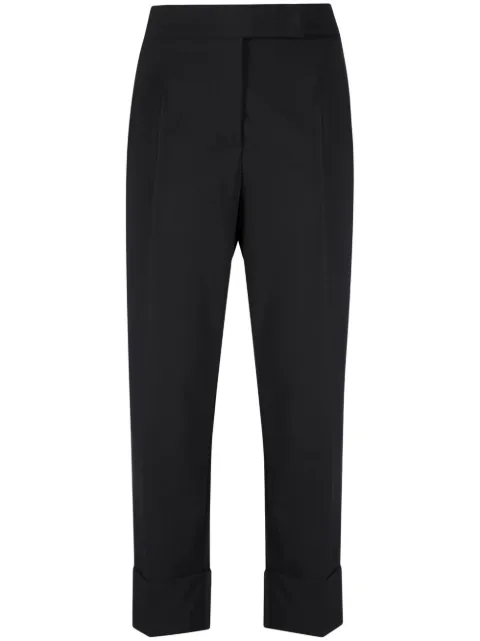 Blanca Vita pressed-crease four-pocket tailored trousers 