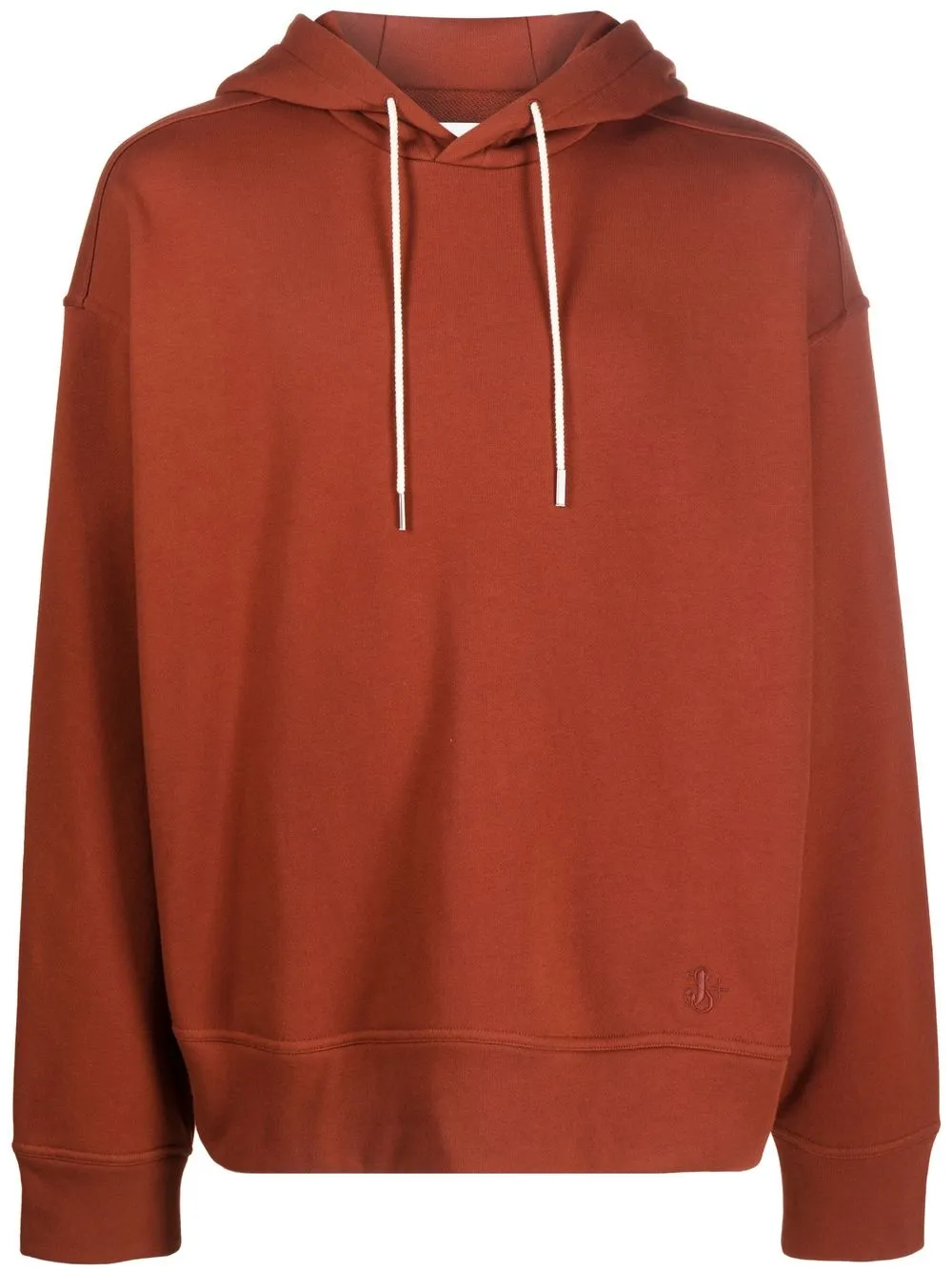 

Jil Sander hoodie manga larga - Naranja