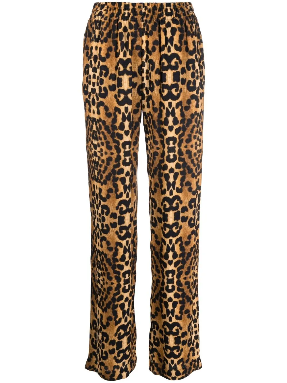 

Odeeh graphic-print trousers - Neutrals