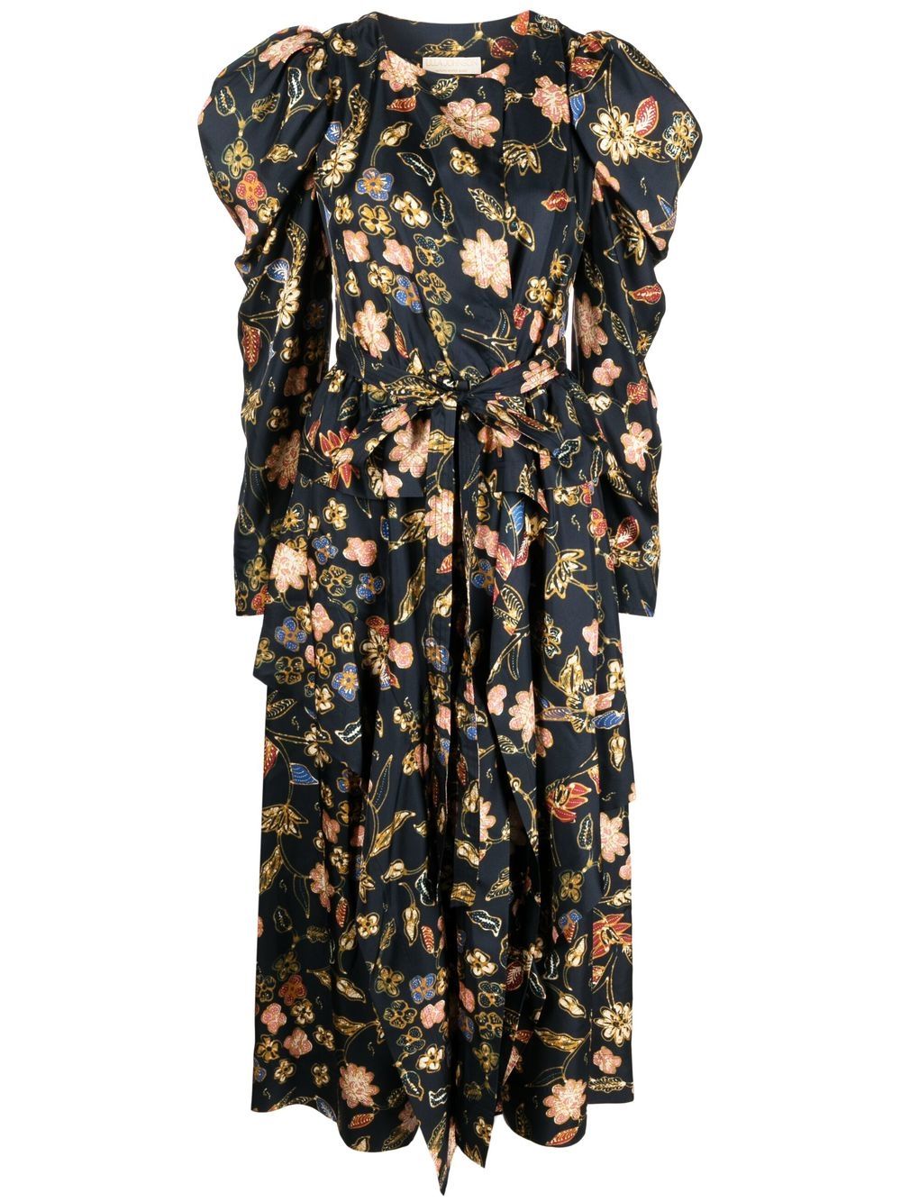 Ulla Johnson floral-print puff-sleeve dress