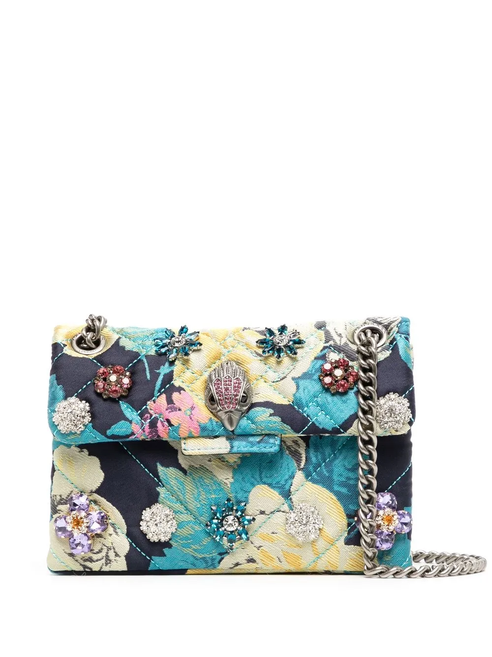 

Kurt Geiger London mini Kensington floral-print bag - Multicolour