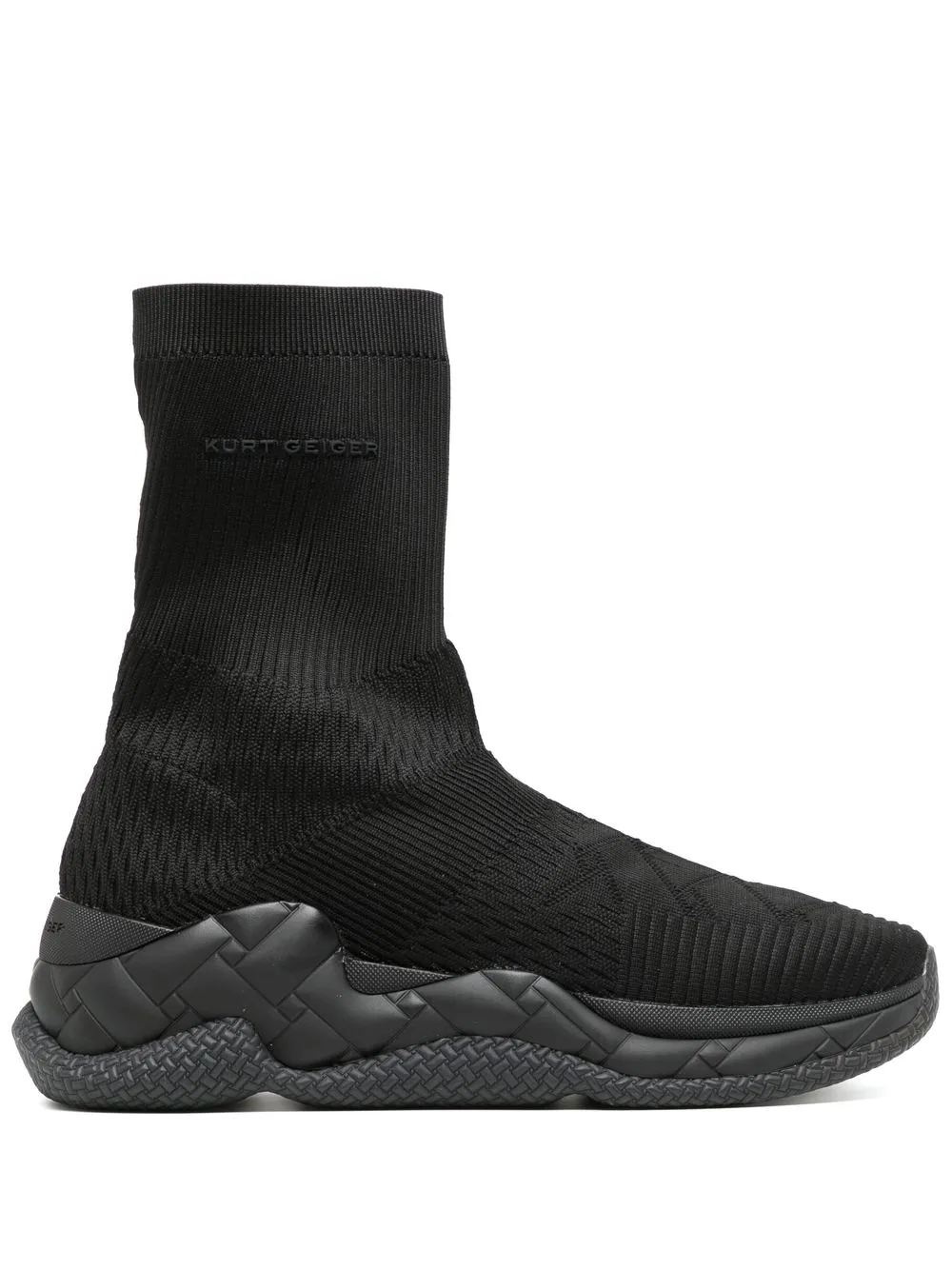 

Kurt Geiger London tenis altos London Sock - Negro