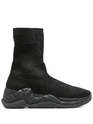 Kurt geiger best sale black sock trainers