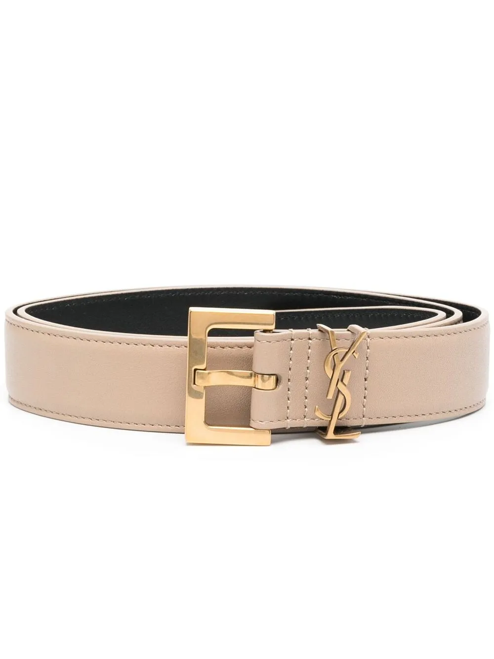 monogram logo belt