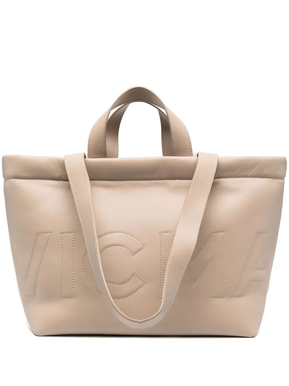 

Vic Matie tote con logo bordado - Neutro