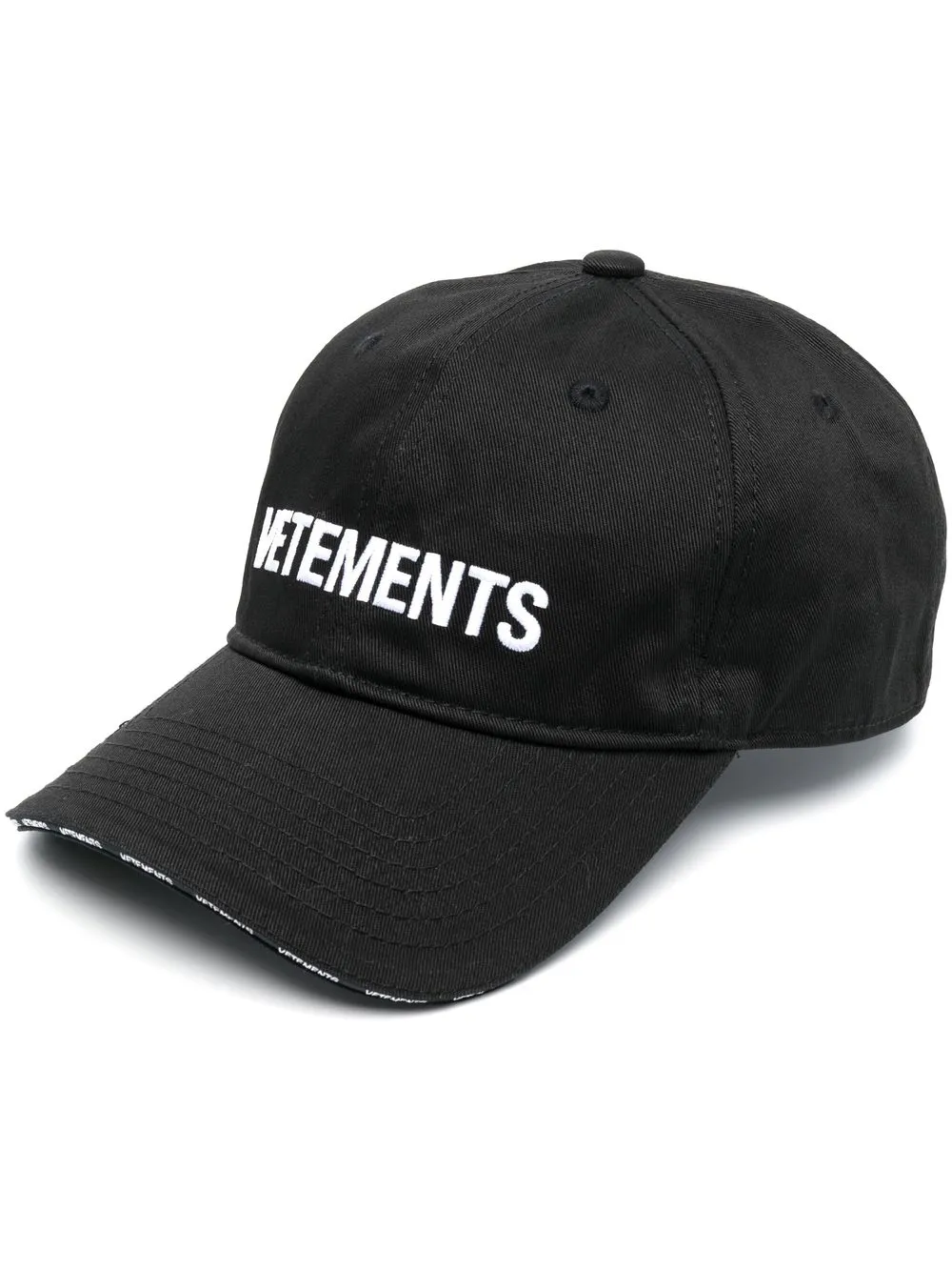 logo-print baseball cap