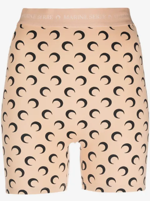 Marine Serre Moon-print cycling shorts