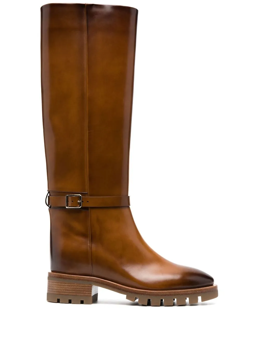 

Santoni buckle-fastening chunky boots - Brown