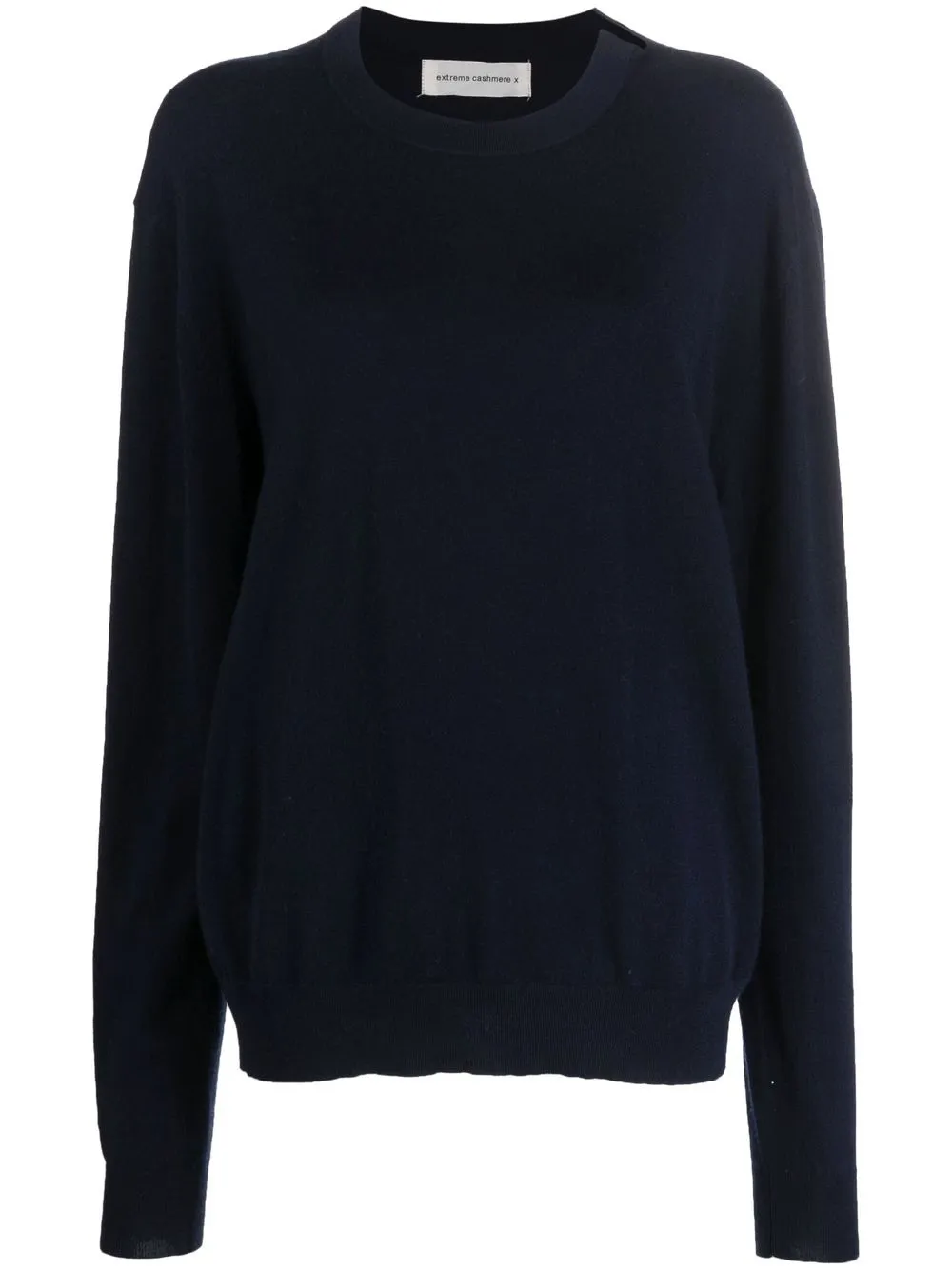 

extreme cashmere suéter tejido con cuello redondo - Azul