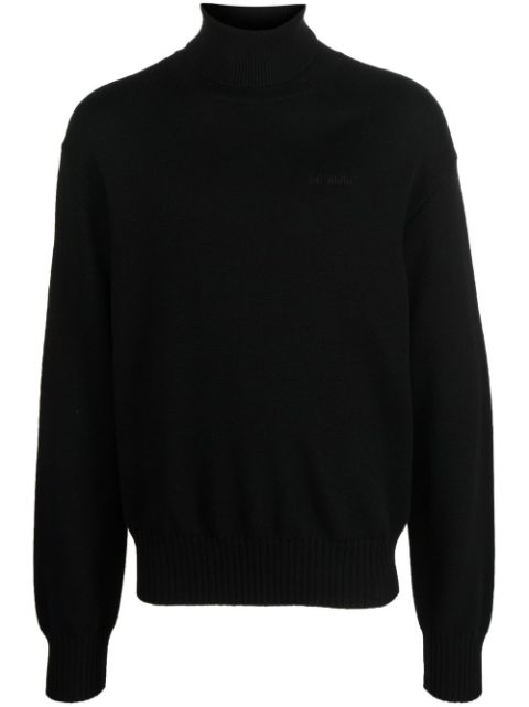 Off-White roll-neck wool jumper Men