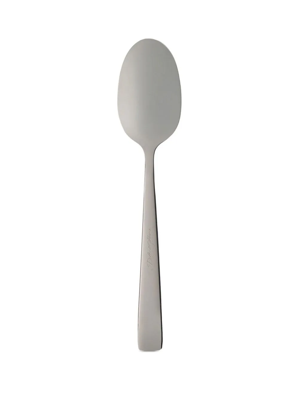 Dolce & Gabbana Logo-engraved Coffee Spoons (set Of Six) In Silver