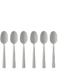 Dolce & Gabbana logo-engraved coffee spoons (set of six) - Silver