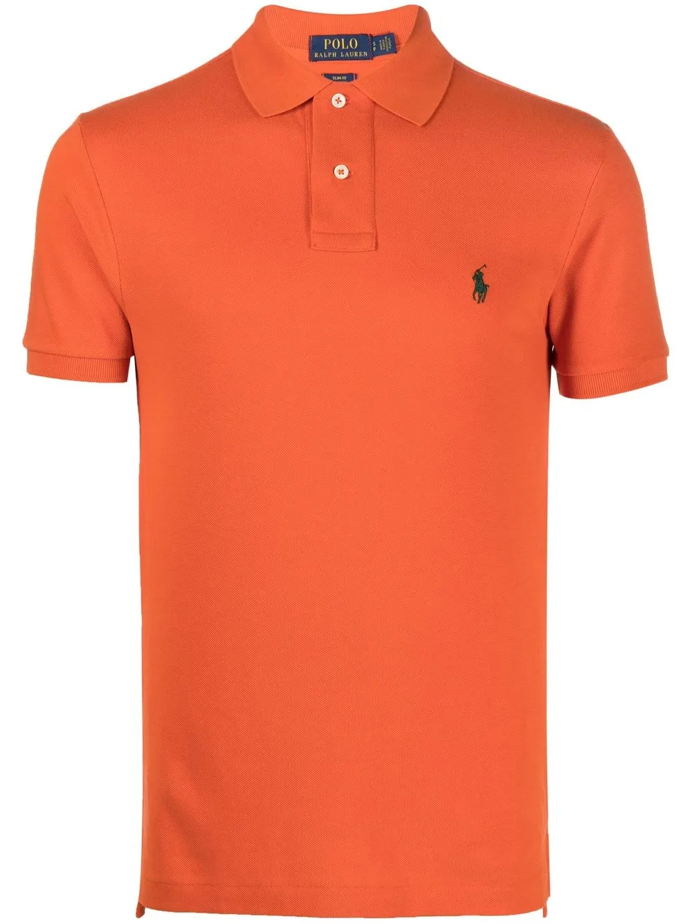 

Polo Ralph Lauren playera tipo polo manga corta con logo bordado - Naranja