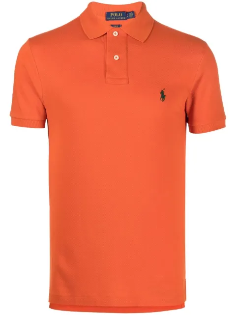 Polo Ralph Lauren embroidered-logo short-sleeve polo shirt