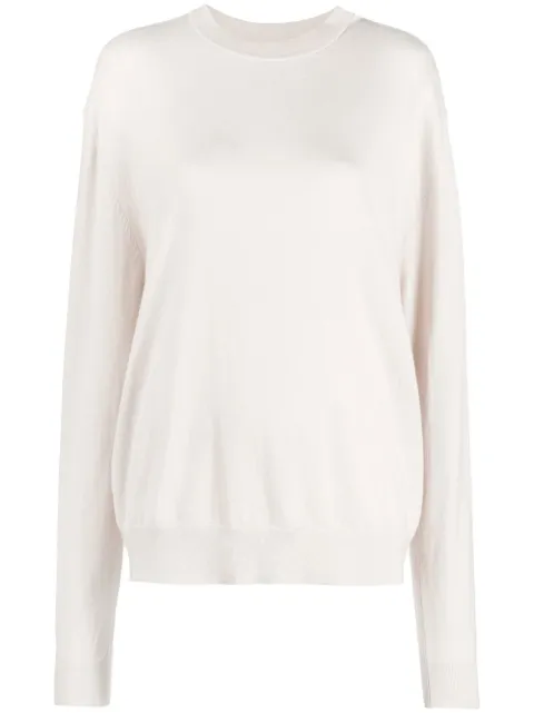 extreme cashmere crew neck knitted sweater