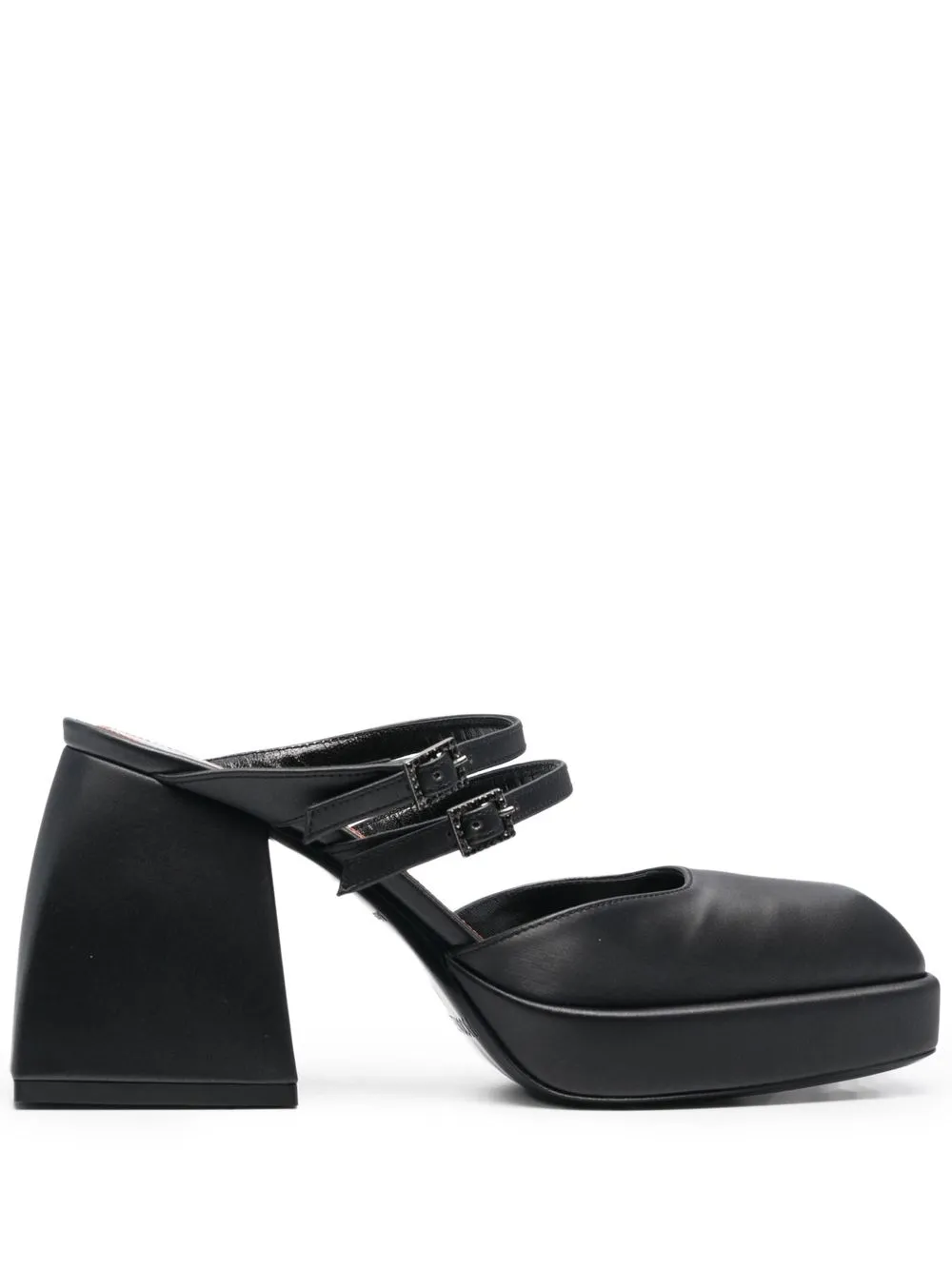 

Nodaleto mules Bulla Smith con tacón de 100mm - Negro