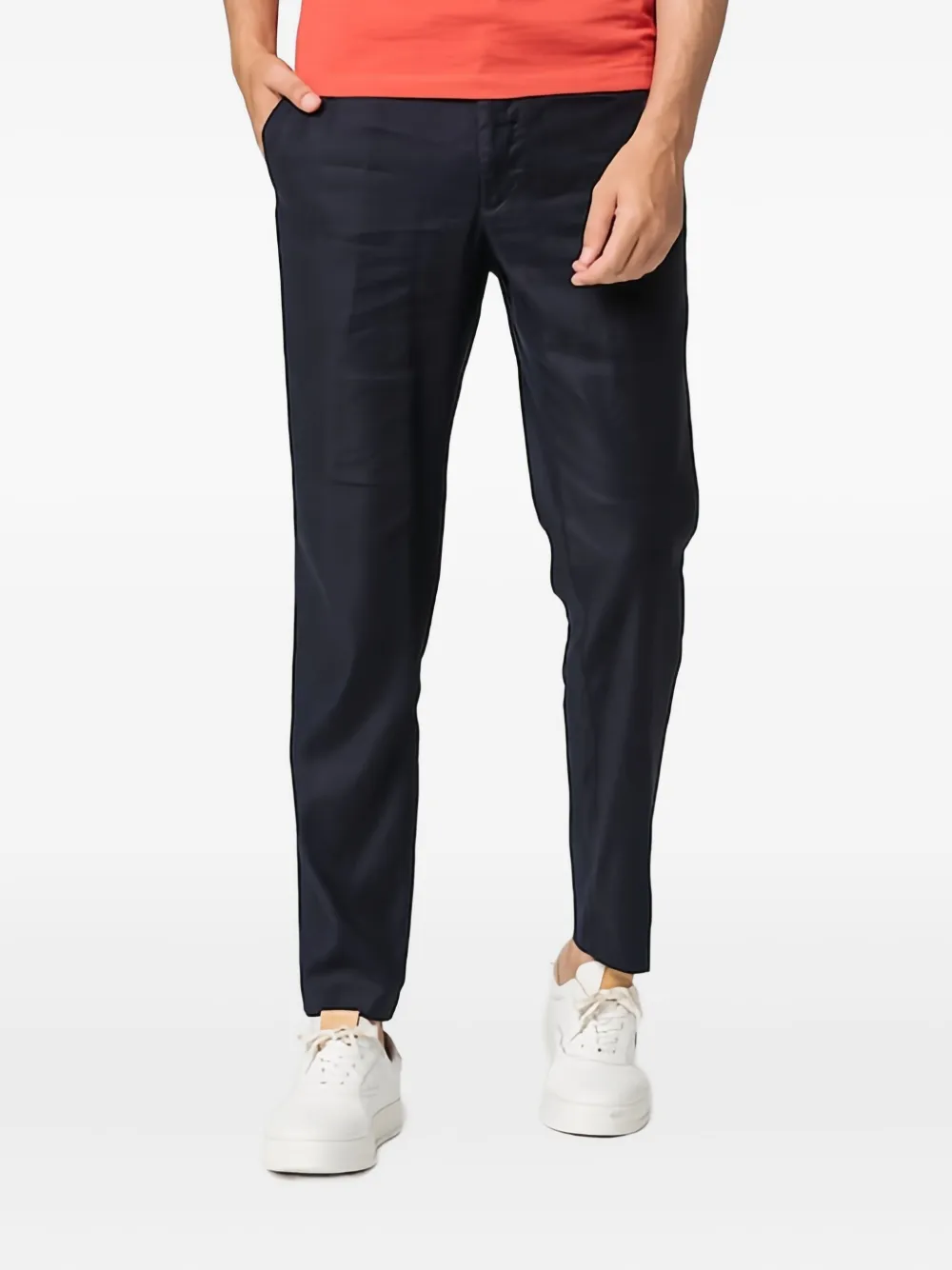 BOSS Calça com cós elástico | Azul | Image 1