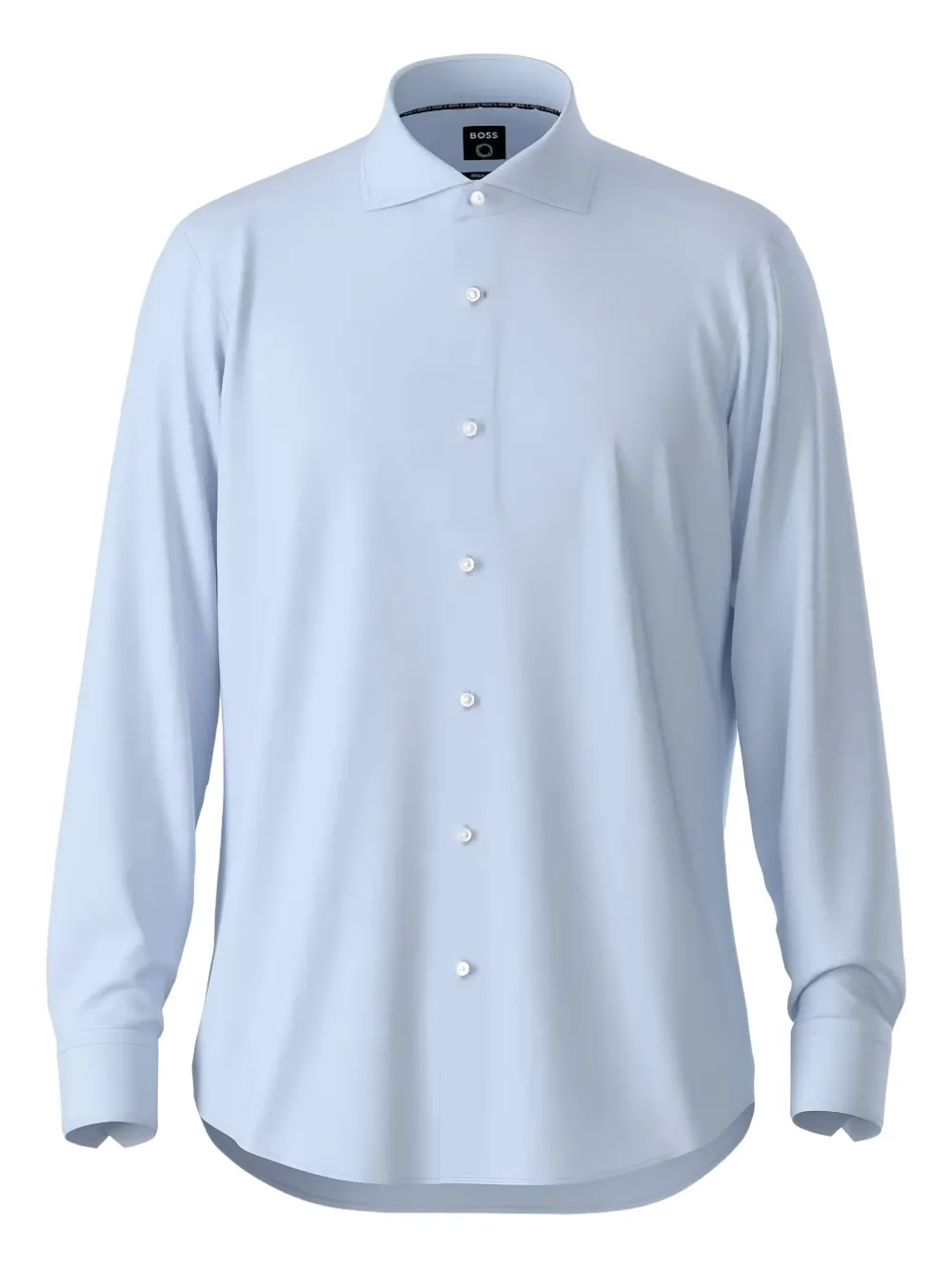 BOSS spread-collar shirt | Blue | Image 1