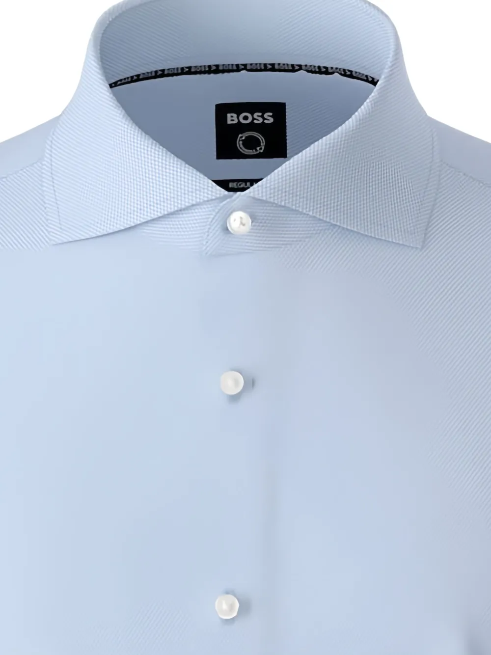  Boss Spread-collar Shirt - Blue 