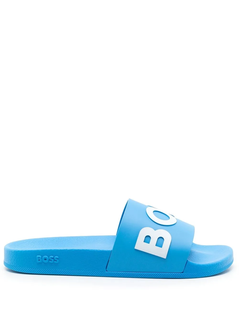 BOSS Slide com estampa de logo | Azul | Image 1