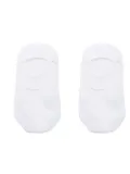 BOSS pack of two intarsia-knit no-show socks - White
