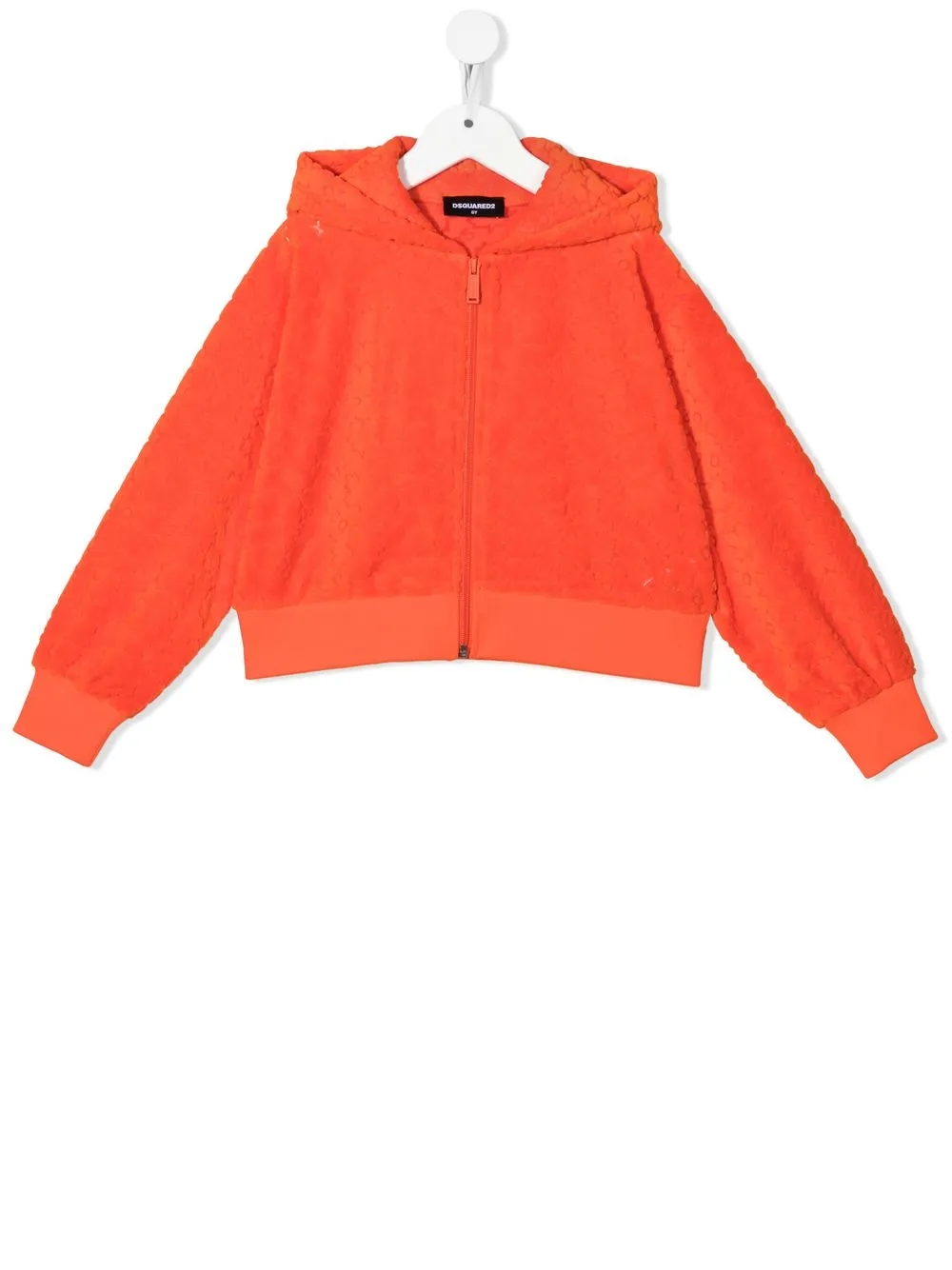 

Dsquared2 Kids chamarra con logo en relieve - Naranja