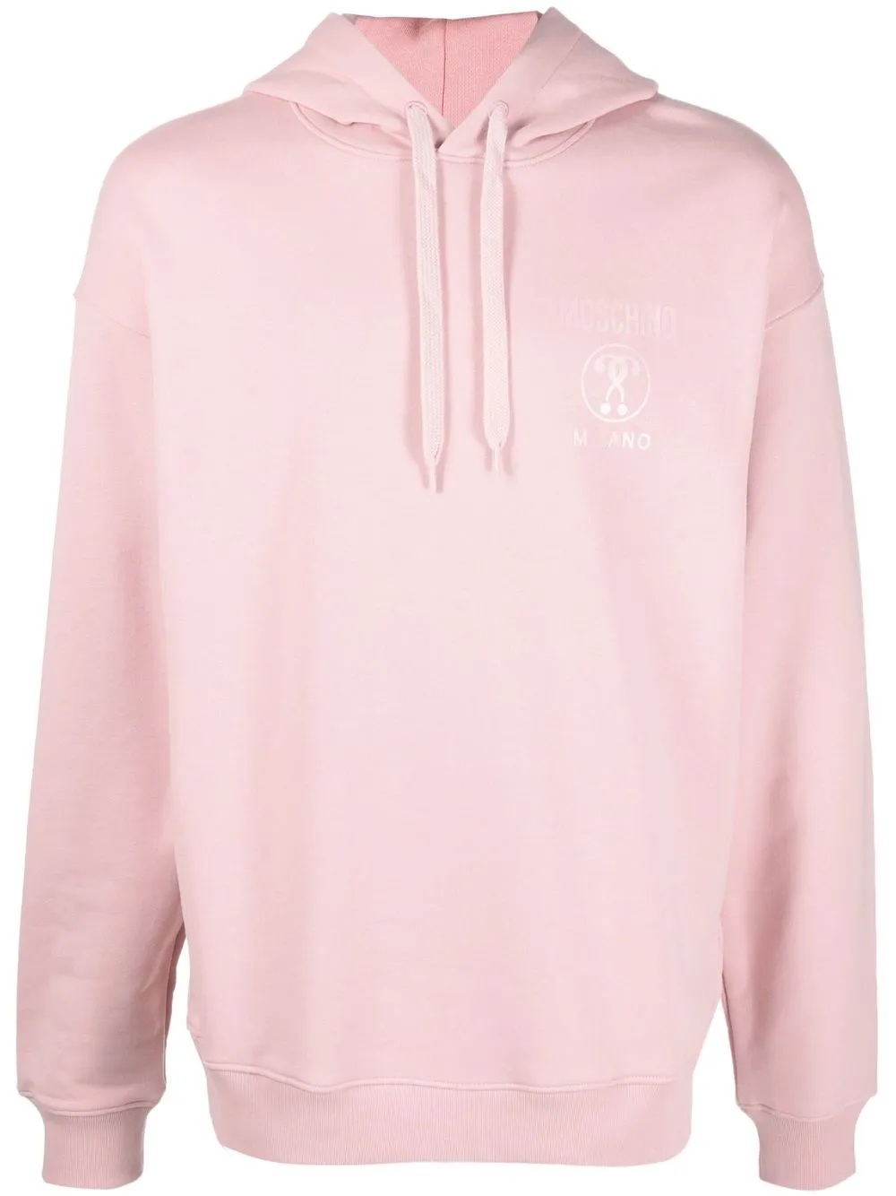 

Moschino hoodie con logo estampado - Rosado