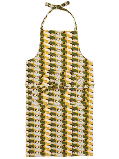 La DoubleJ Third Eye print apron