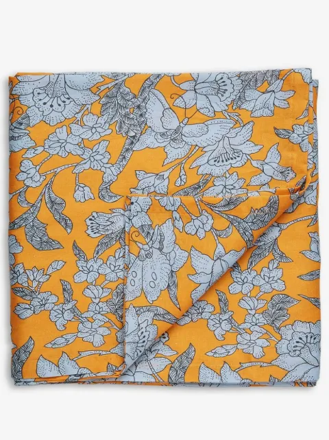 La DoubleJ mantel con estampado Lilium Zafferano de 180x280cm