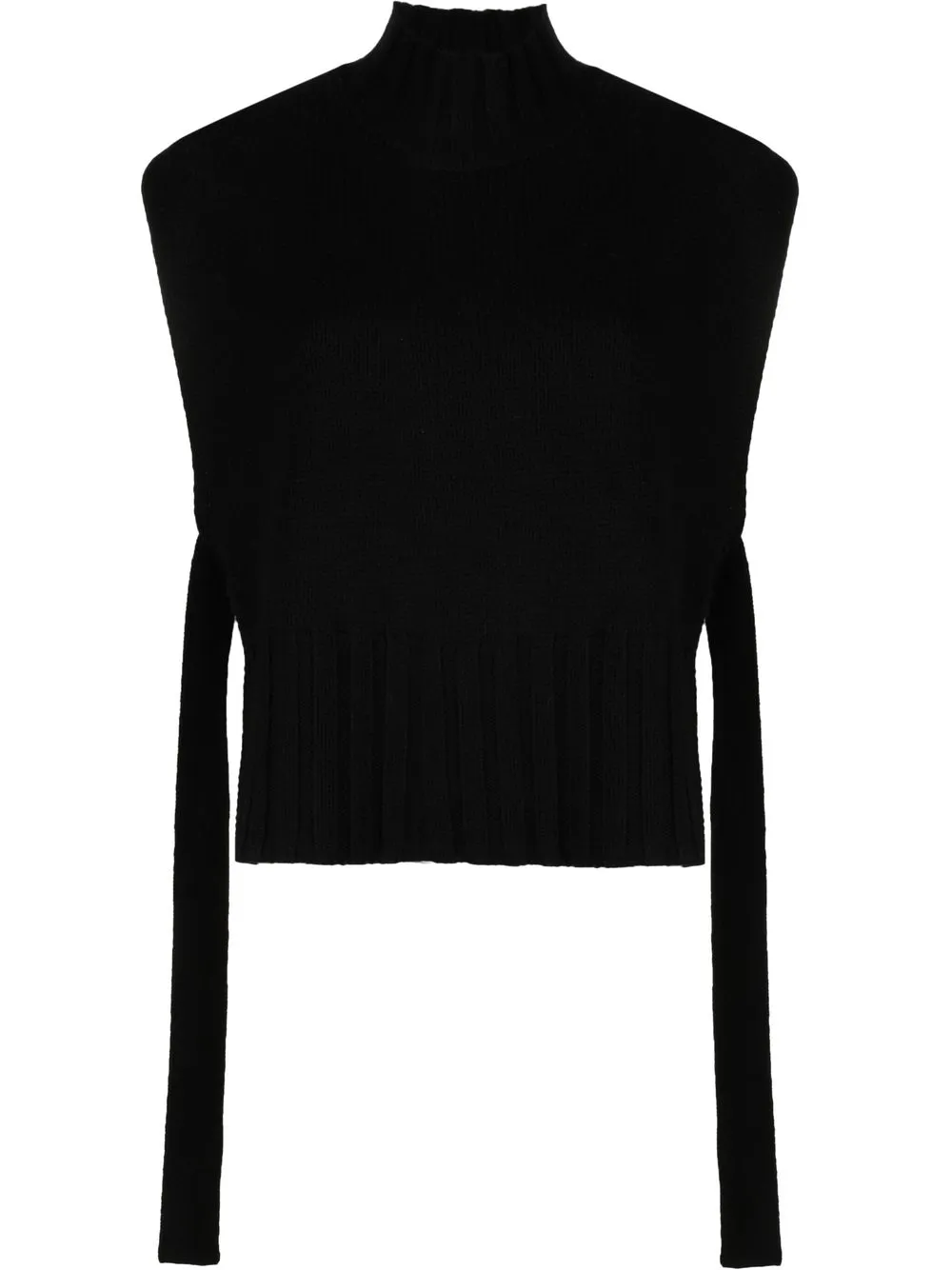 

Chinti and Parker side-tie cashmere vest - Black