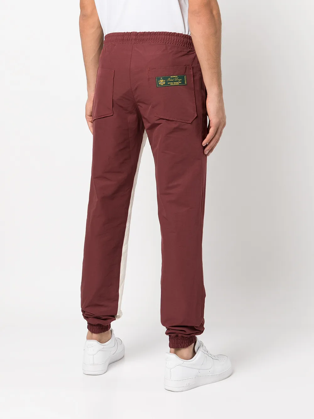 RHUDE Trainingsbroek met logopatch Rood