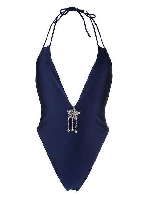 Alessandra Rich Neckholder-Badeanzug