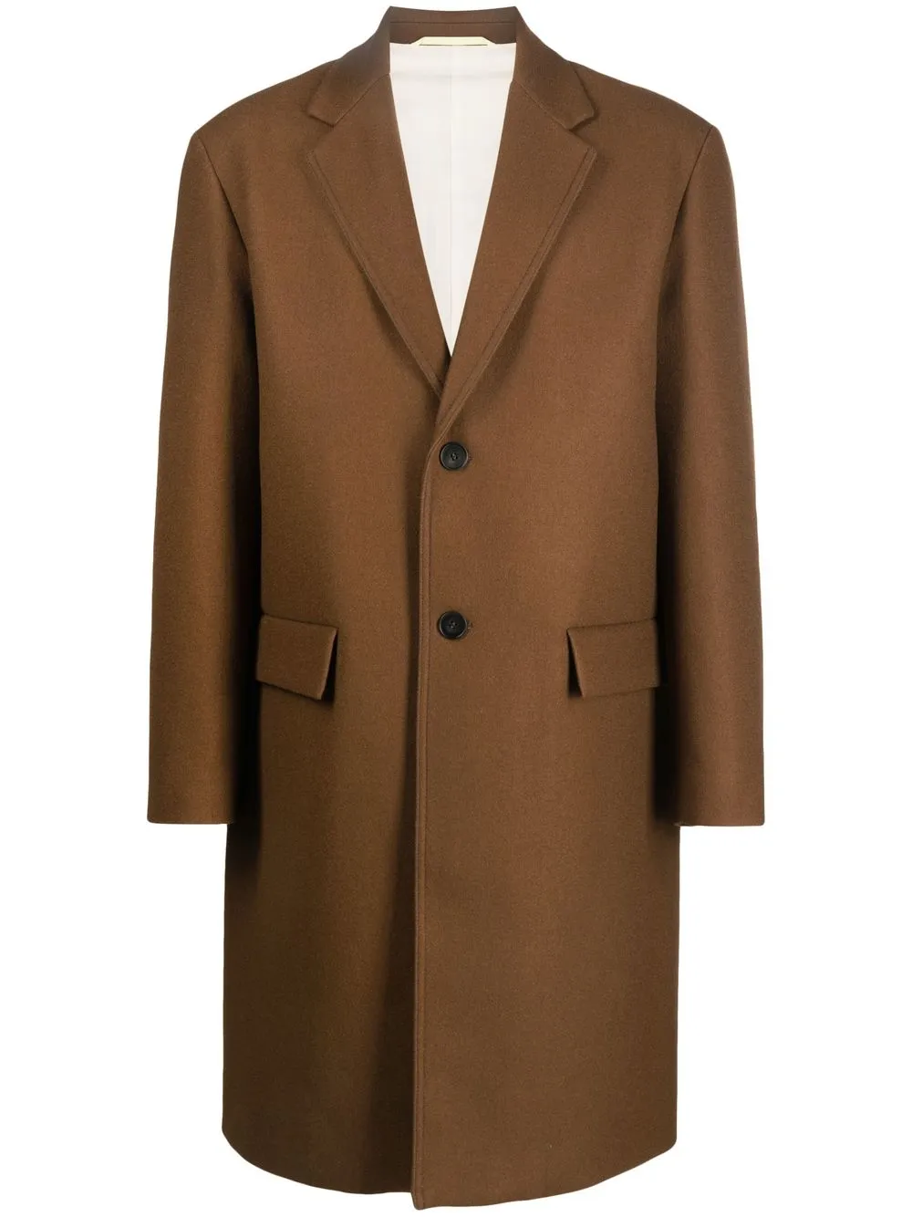 

OAMC single-breasted wool coat - Brown