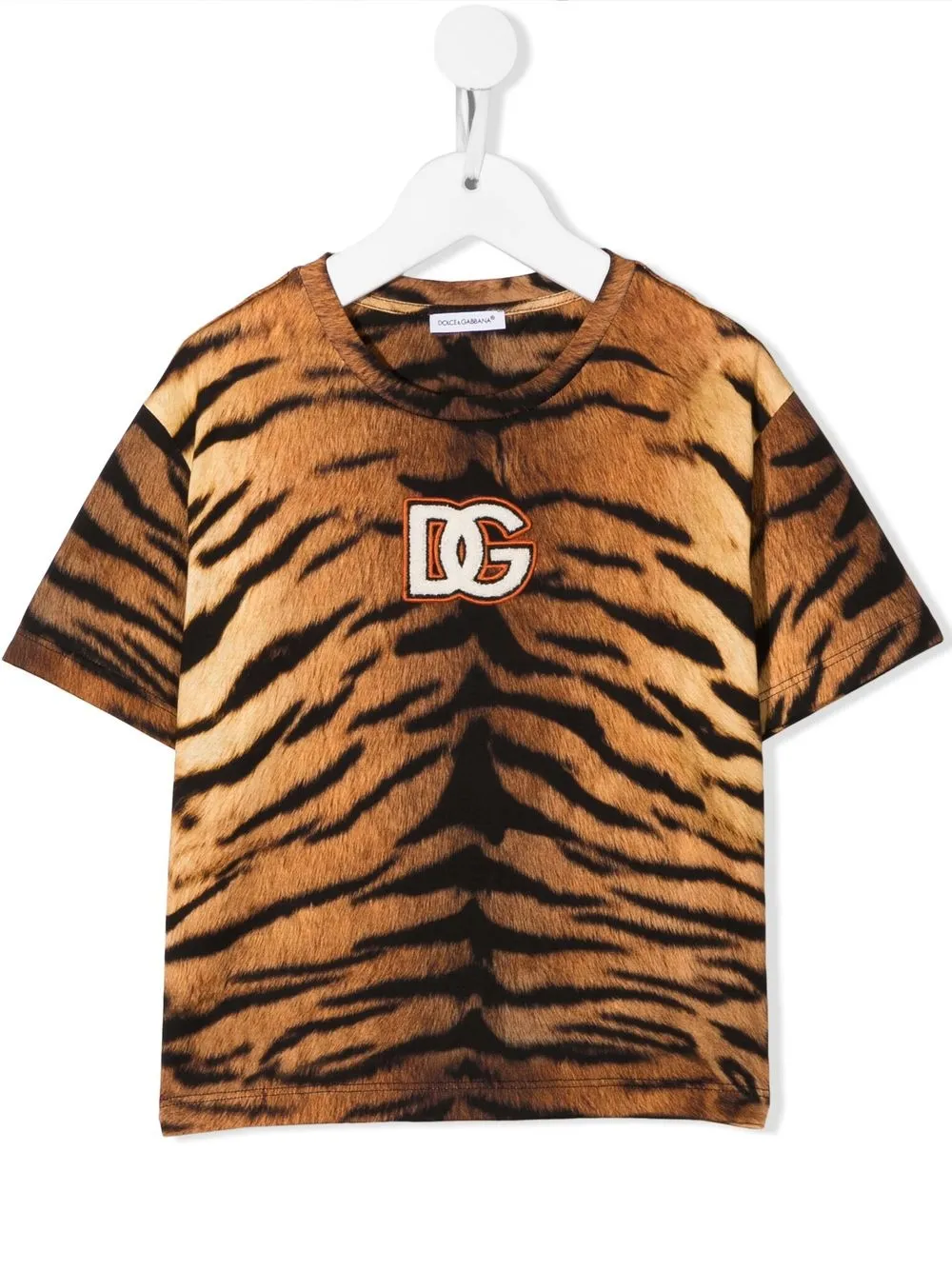 

Dolce & Gabbana Kids playera con motivo Tigre - Naranja