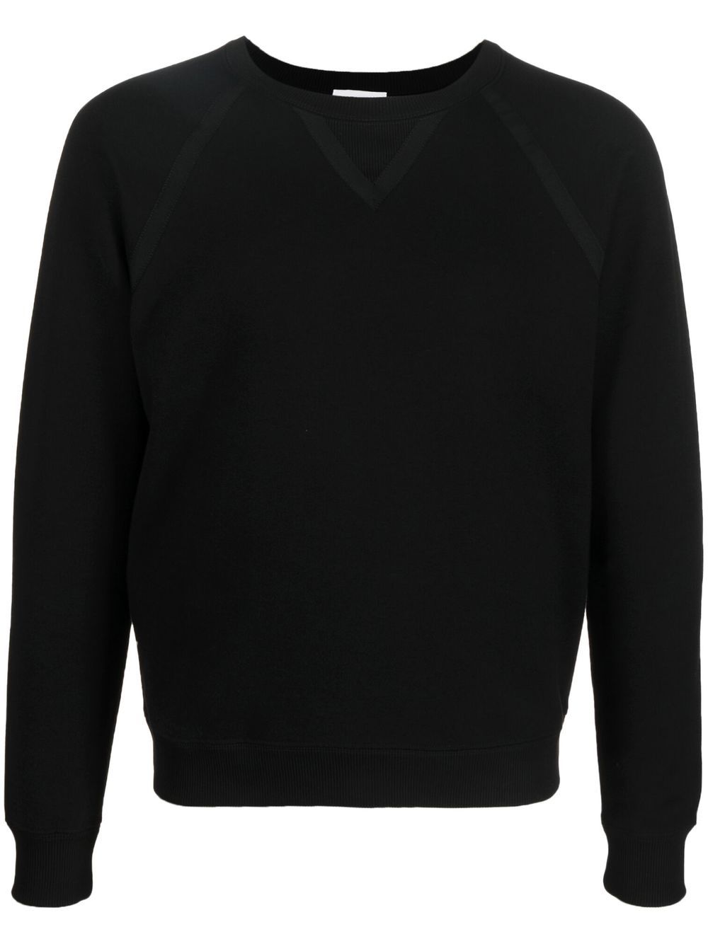 crew-neck raglan-sleeve sweatshirt