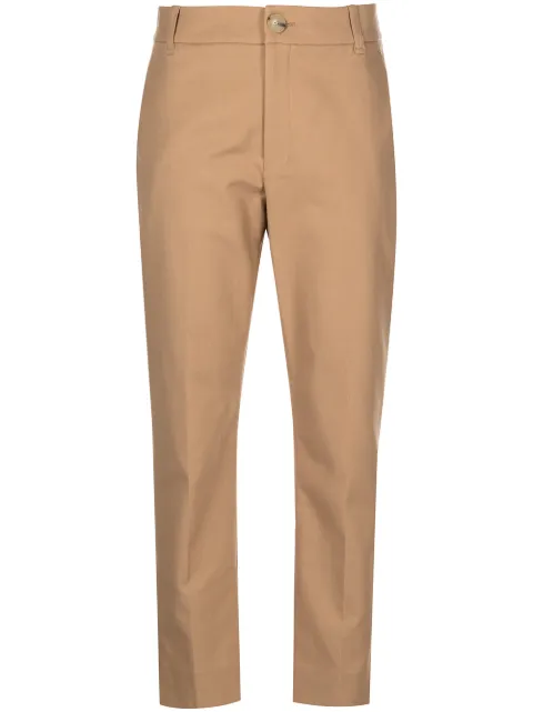 Vince slim-fit cigarette trousers