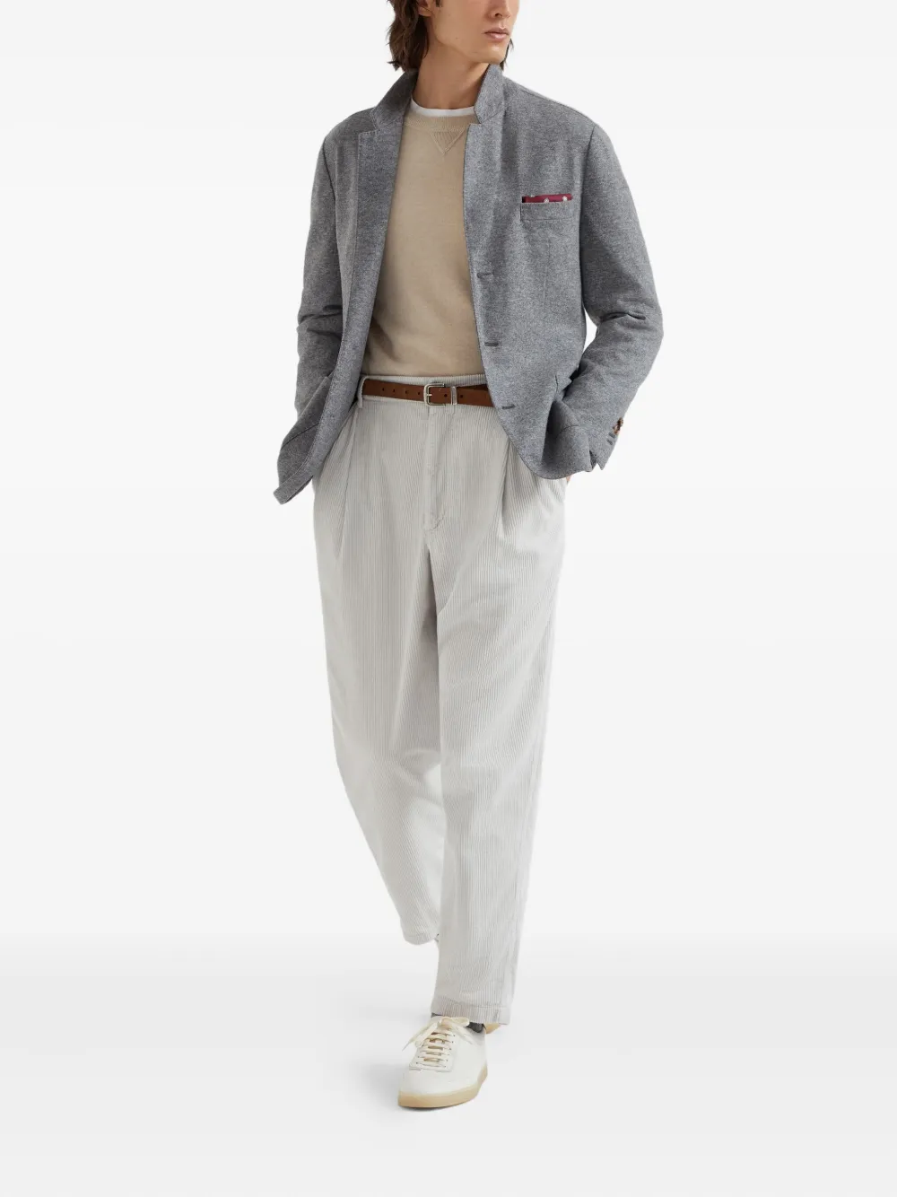 Brunello Cucinelli round-neck knit jumper | Knitted Sweaters | Image 2