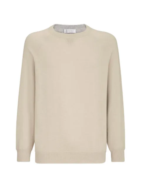 Brunello Cucinelli cashmere sweatshirt-style sweater