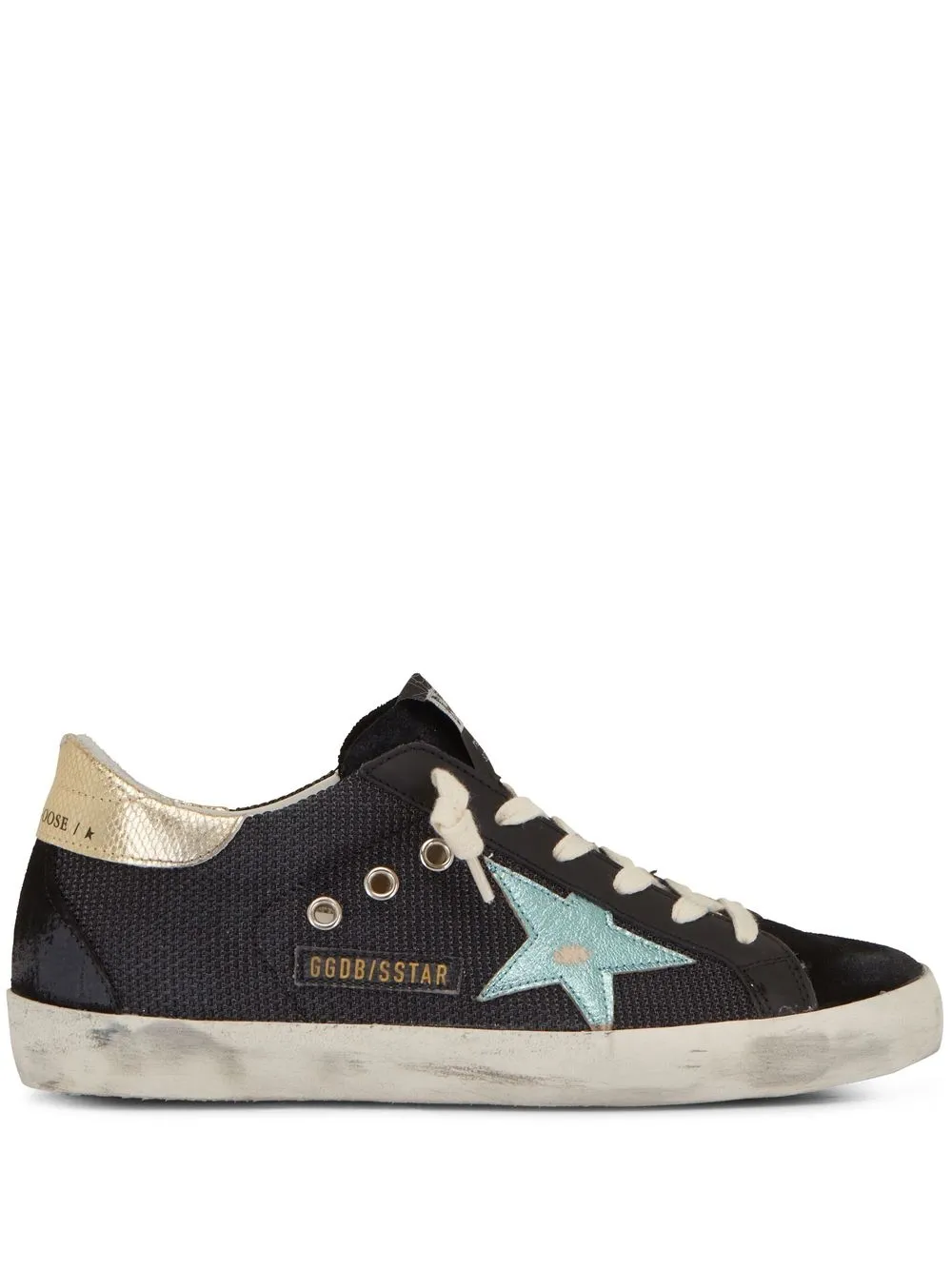 

Golden Goose tenis bajos SuperStar - Negro