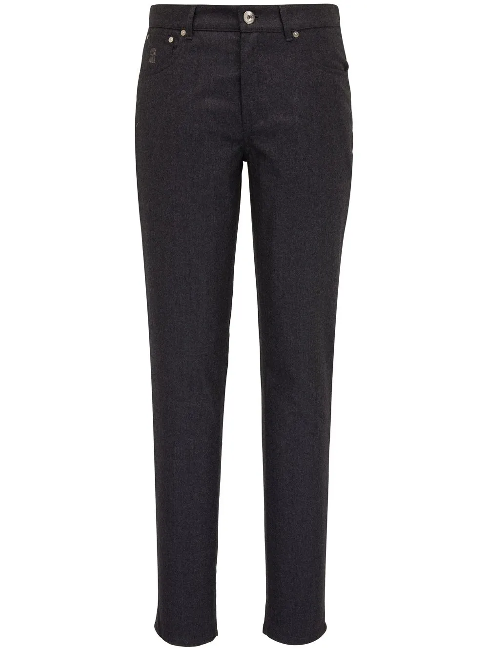 

Brunello Cucinelli slim-cut leg trousers - Grey