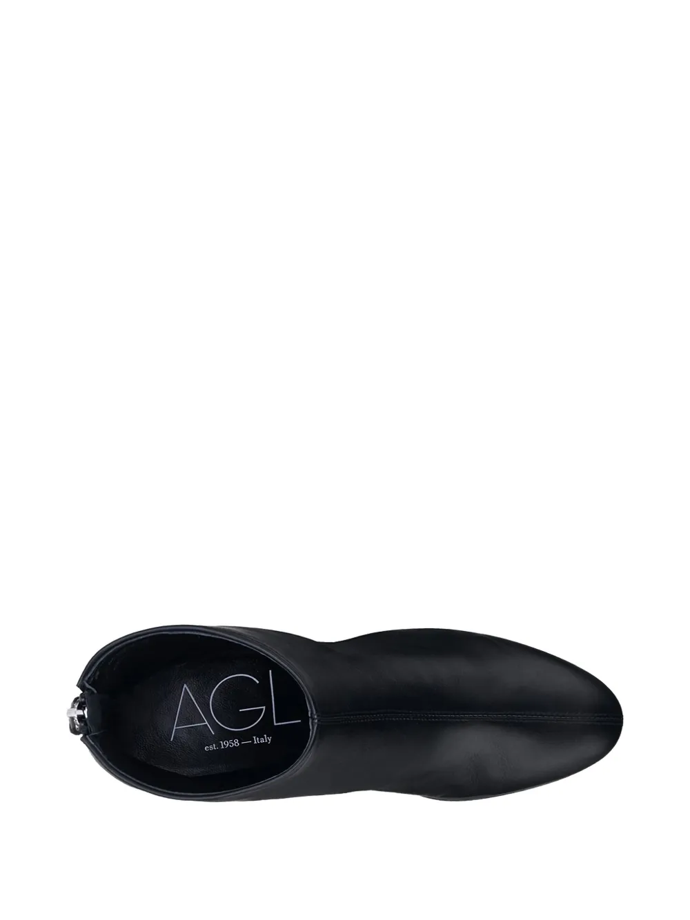 Agl Attilio Giusti Leombruni 55mm Zip-detail Tortoiseshell-heel Boots In Black