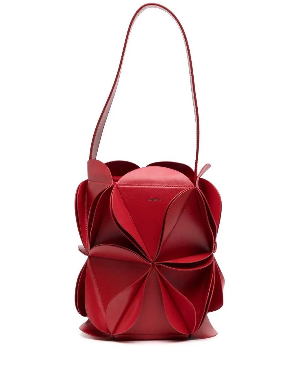 

Coperni Origami leather bucket bag - Red