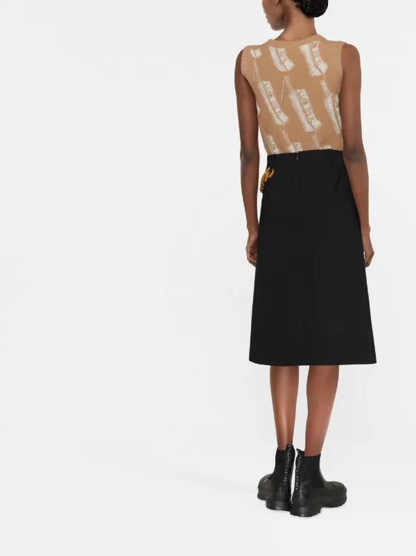 【送料&関税込】Stella McCartney Falabella Chain Skirt Stella McCartney Falabella chain-link mini-skirt | Black