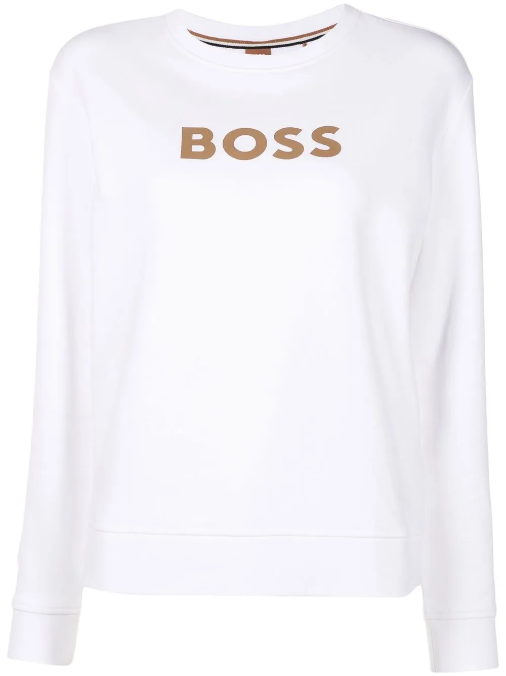 

BOSS sudadera con logo estampado - Blanco