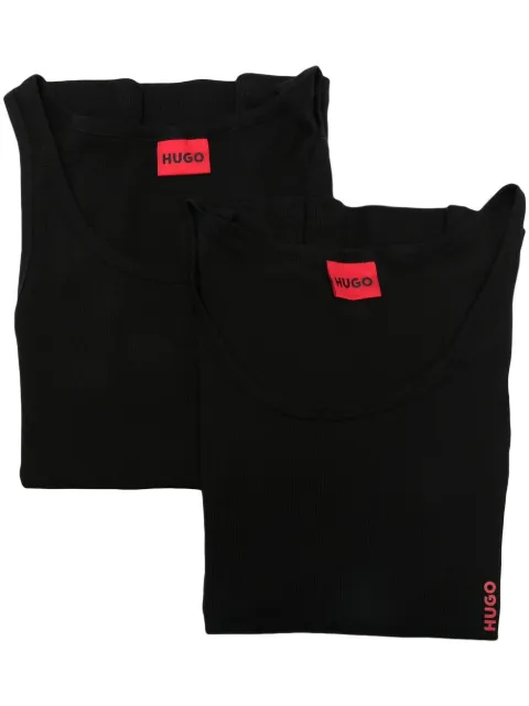 HUGO Kit 2 regatas com estampa de logo 