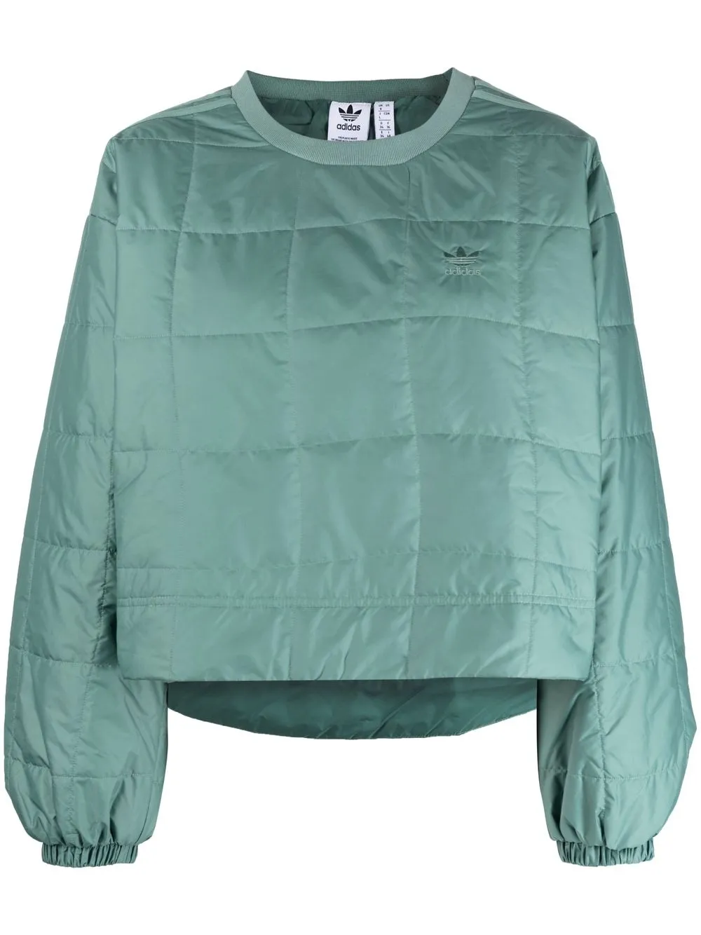 

adidas sudadera con logo bordado - Verde