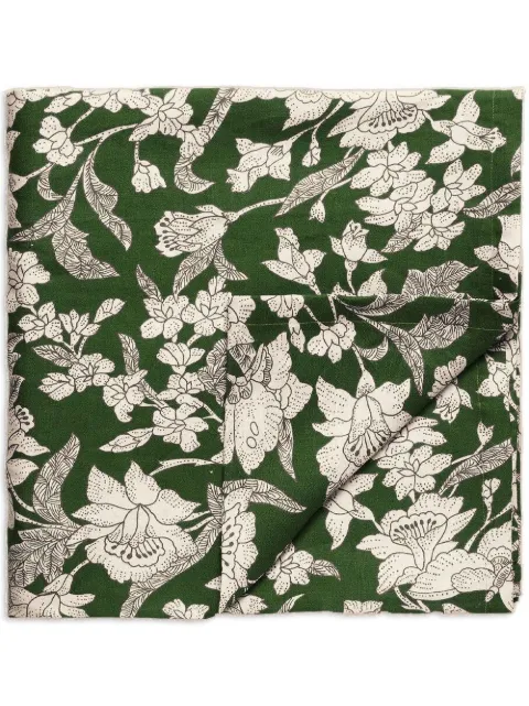 La DoubleJ Lilium Avorio-print tablecloth (180x350cm)