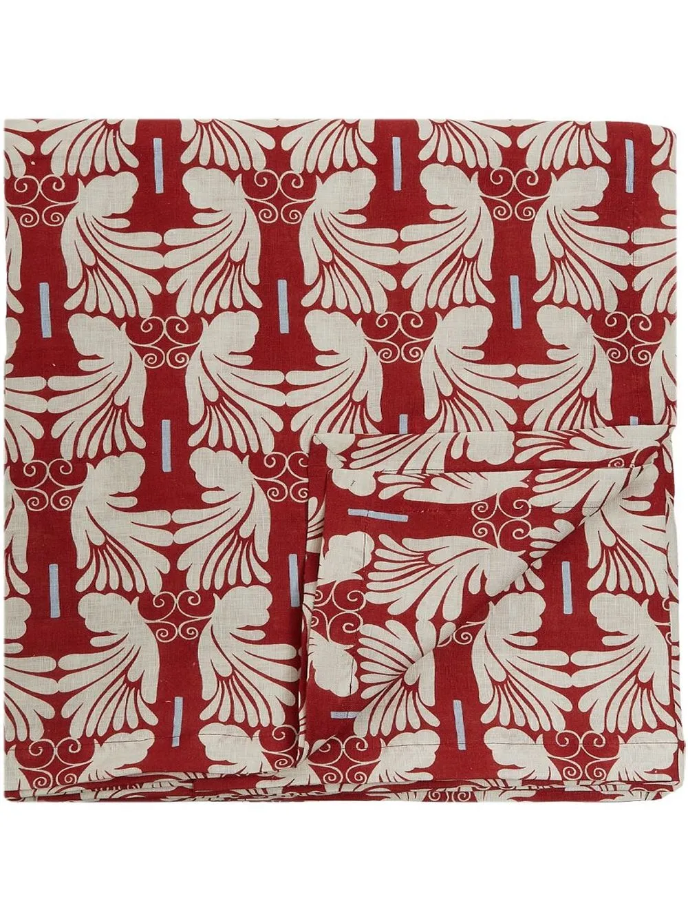 

La DoubleJ mantel con estampado Wings Avorio de 180x350cm - Rojo